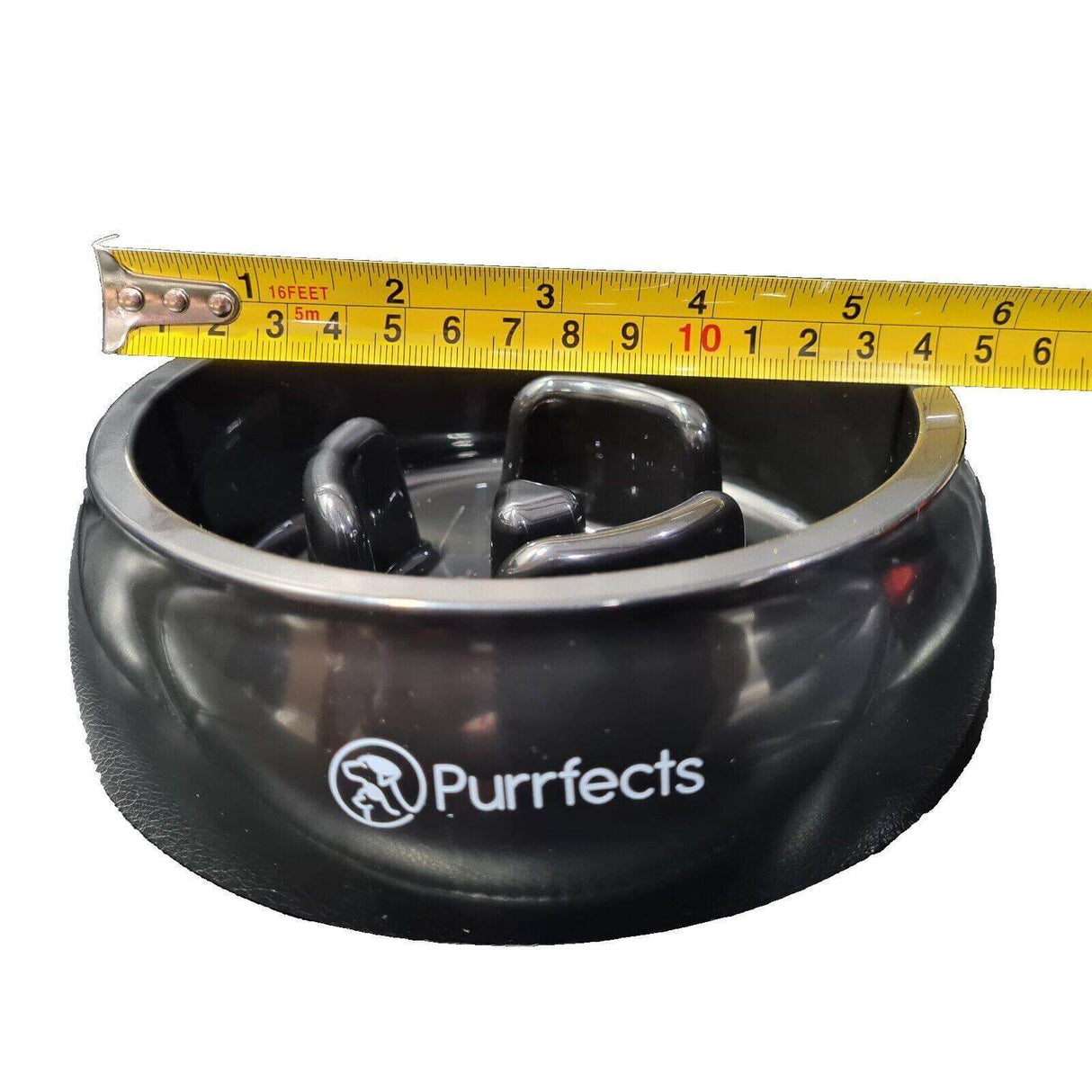 Slow feeder dog bowl designed to prevent choking and promote safer, healthier eating habits for dogs.