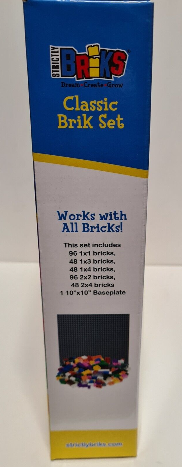 Strictly Briks 336 Piece Set & Baseplate - New Sealed - Big Brand Compatible Larsen Bazaar