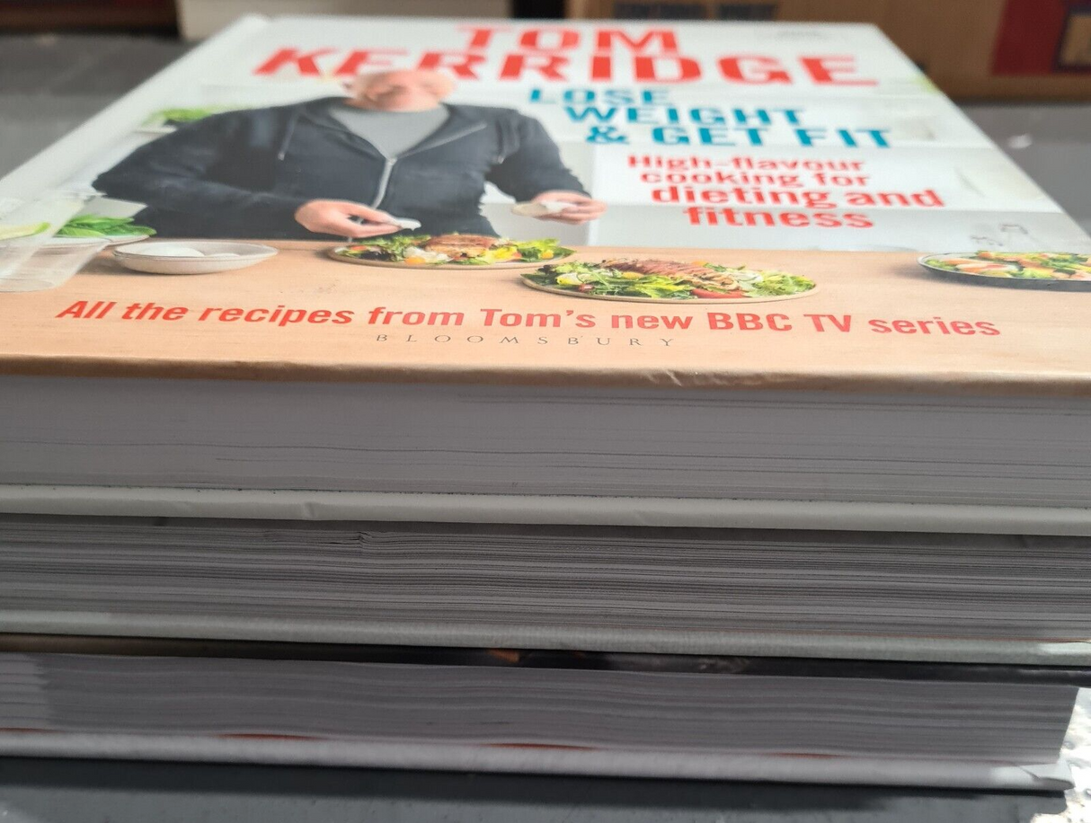 Tom Kerridge Cookbooks Bundle 3 Hardback Books -Lose Weight & Get Fit -Pre-Owned