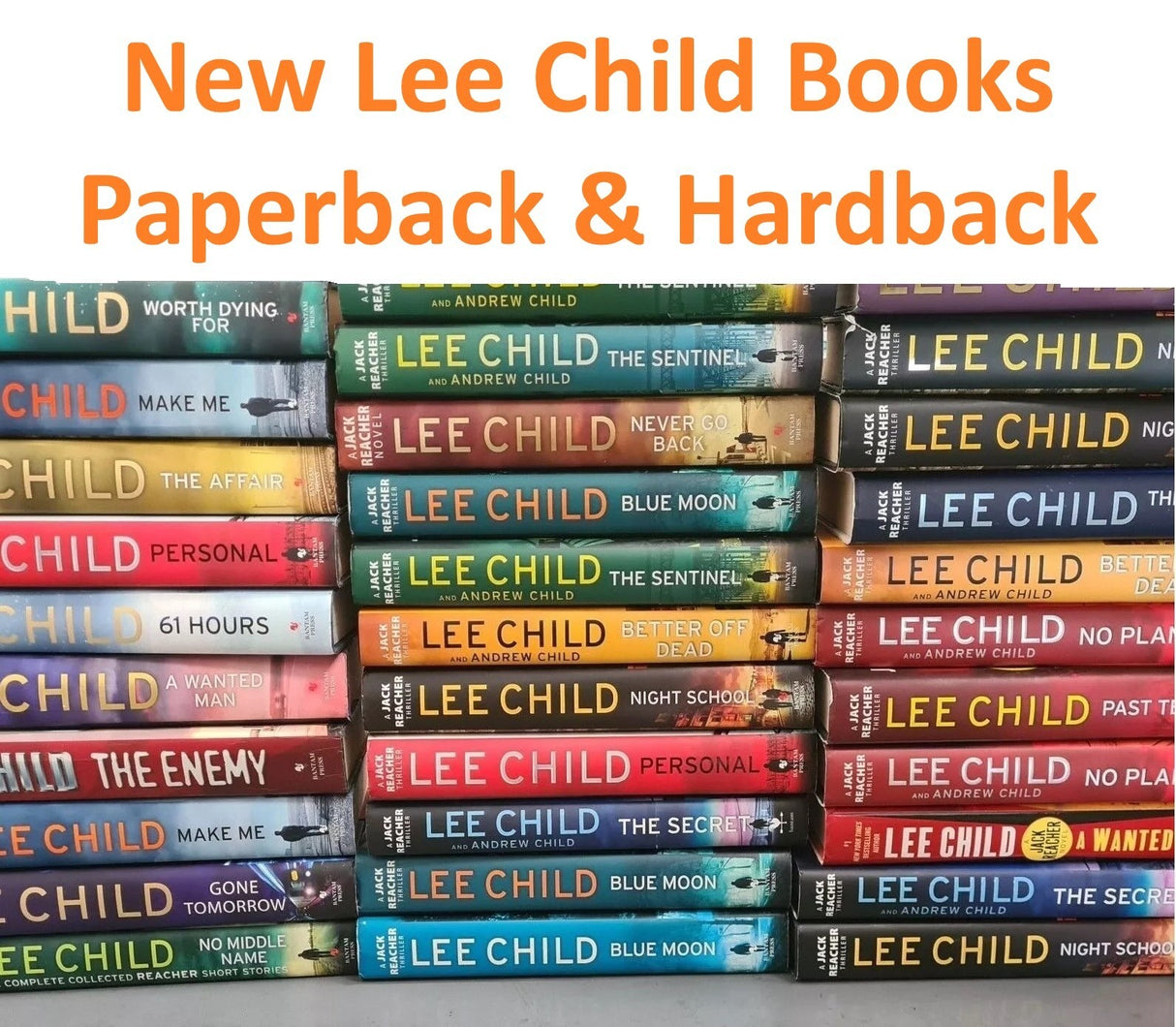 Brand New - Lee Child Paperback & Hardback Books - UK Stocked