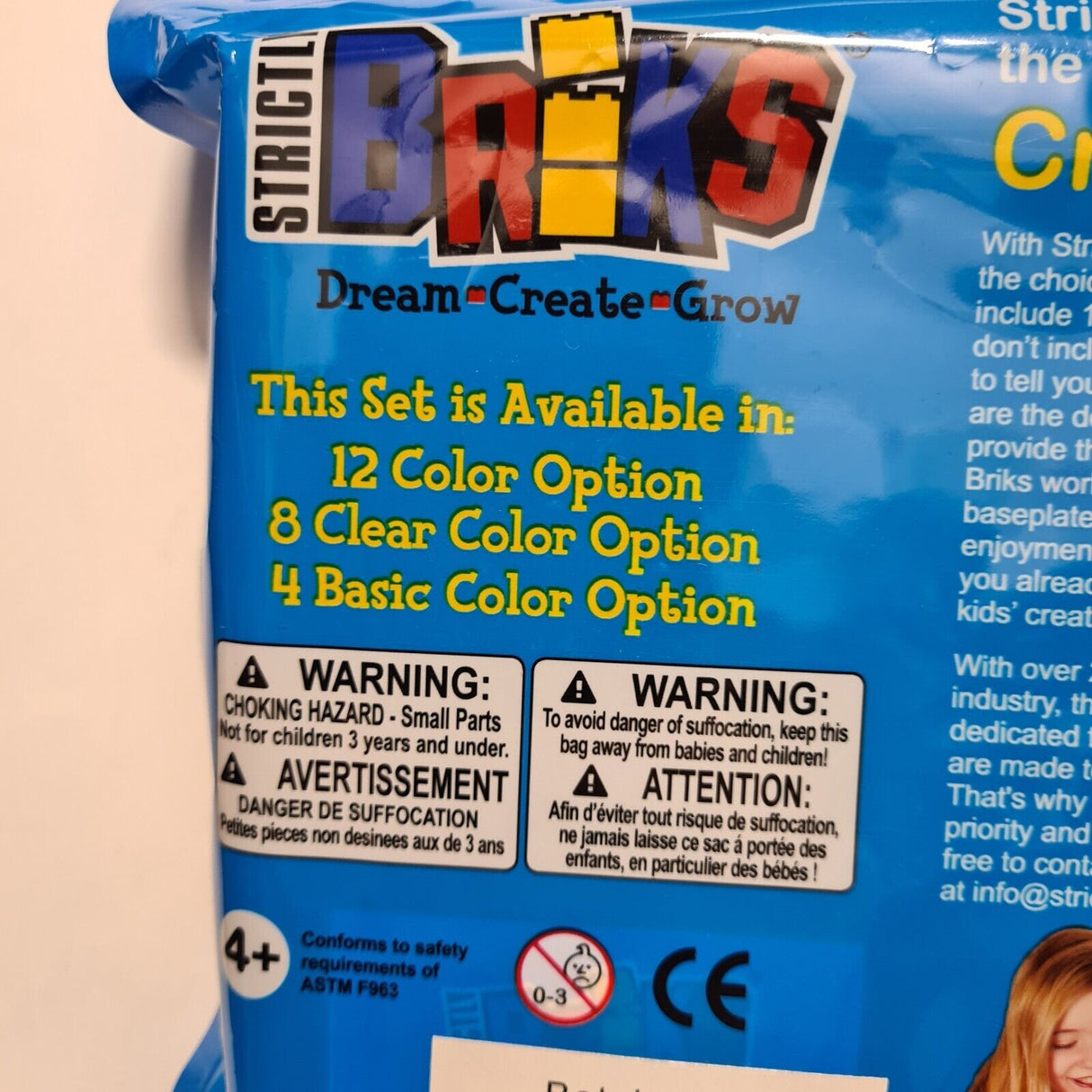 Strictly Briks 216 Piece Classic Set Including Base Plate -NEW -Brand Compatible Larsen Bazaar