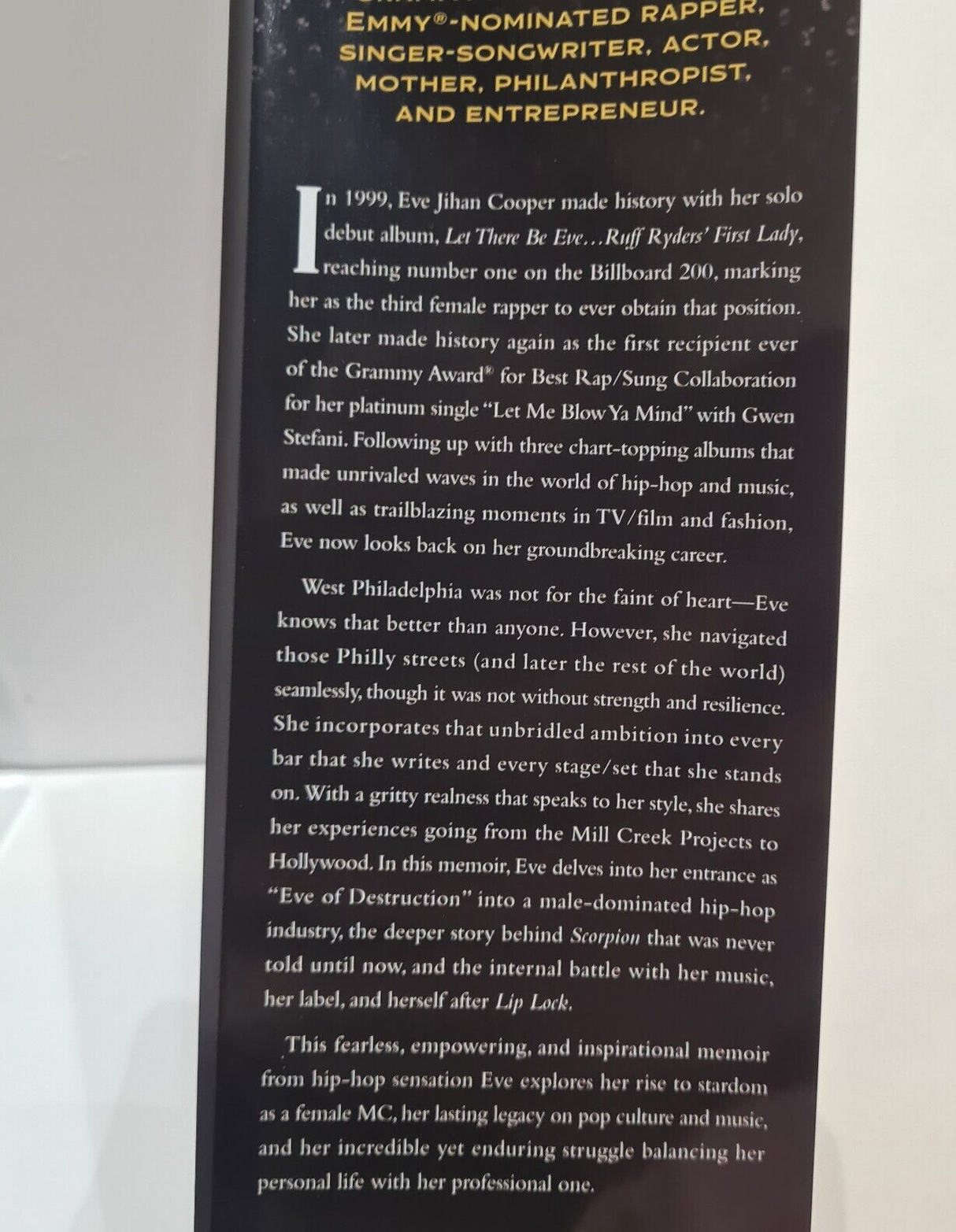 Signed Exclusive Edition Hardback Book - Who's That Girl? By Eve - Brand New