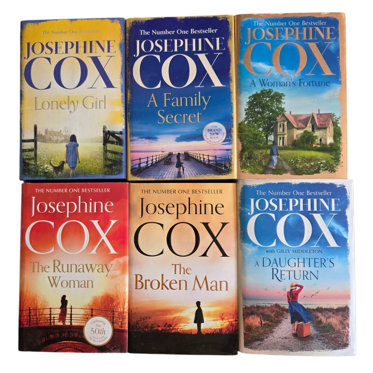 Josephine Cox Hardback Book Bundle x 6 - A Woman's Fortune and More