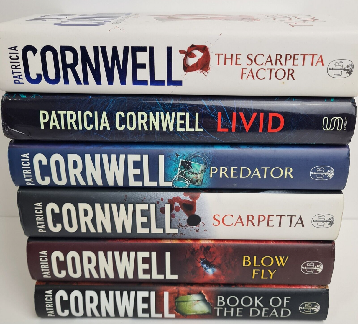 Patricia Cornwell 6 x Hardback Book Bundle - Pre-Owned