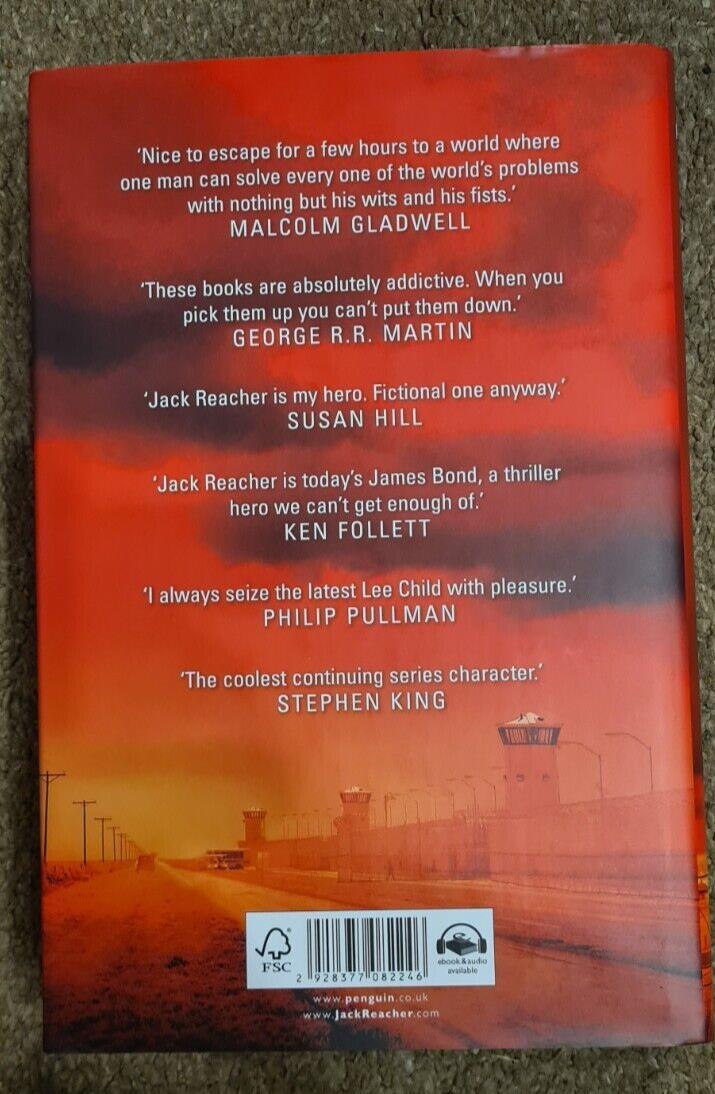 Lee & Andrew Child, No Plan B Hardback Book Authors Signed Book with Red Edges