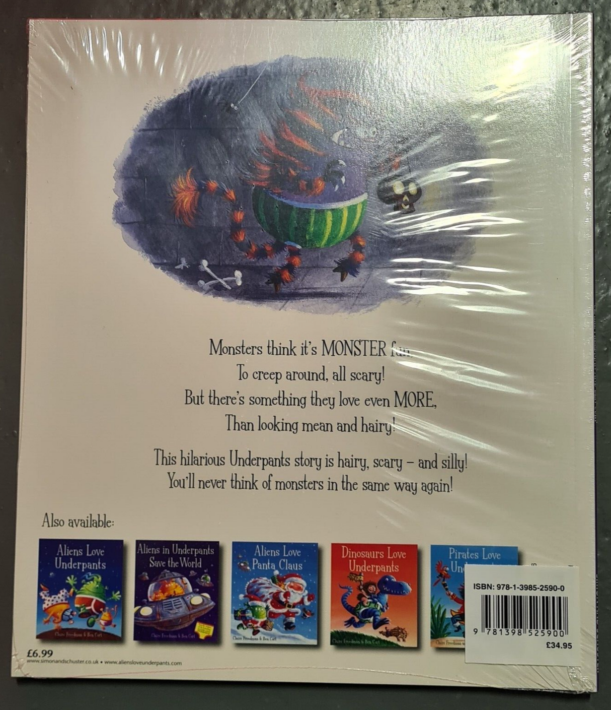 Dinopants & Underpants By Claire Freedman & Ben Cort -5 Paperback Book Set - NEW