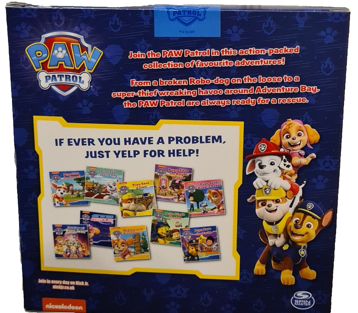 Paw Patrol Favourite Stories 10 x Paperback Book Collection Box Set - Brand New