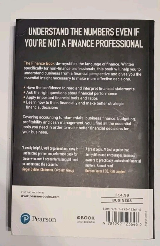 The Finance Book by Warner & Hussain FT Publishing Paperback - Pre-Owned