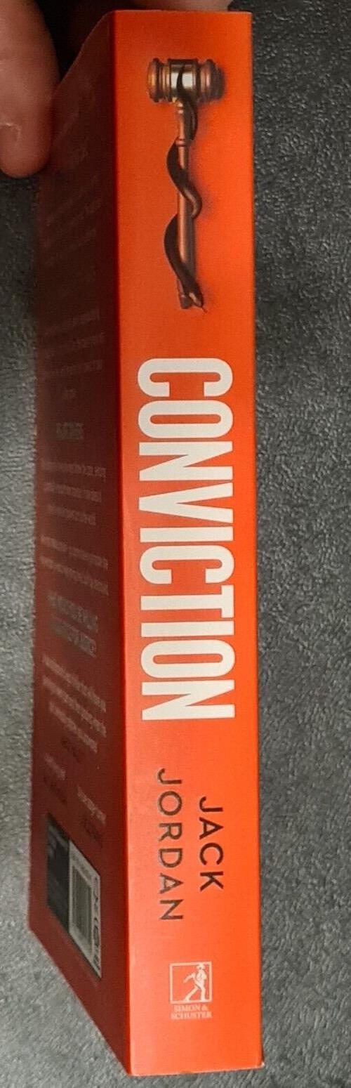 Conviction By Jack Jordan - Brand New Book with Free Tracked Royal Mail Delivery