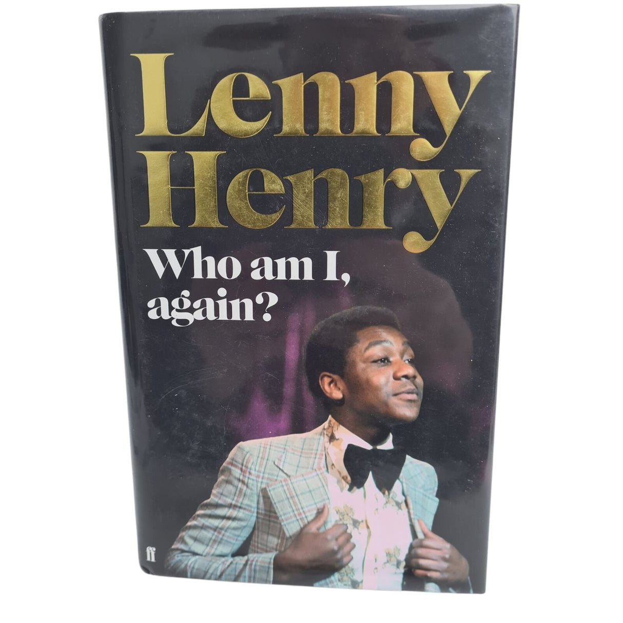 WHO AM I, AGAIN? by LENNY HENRY - signed by the author + Tour advert