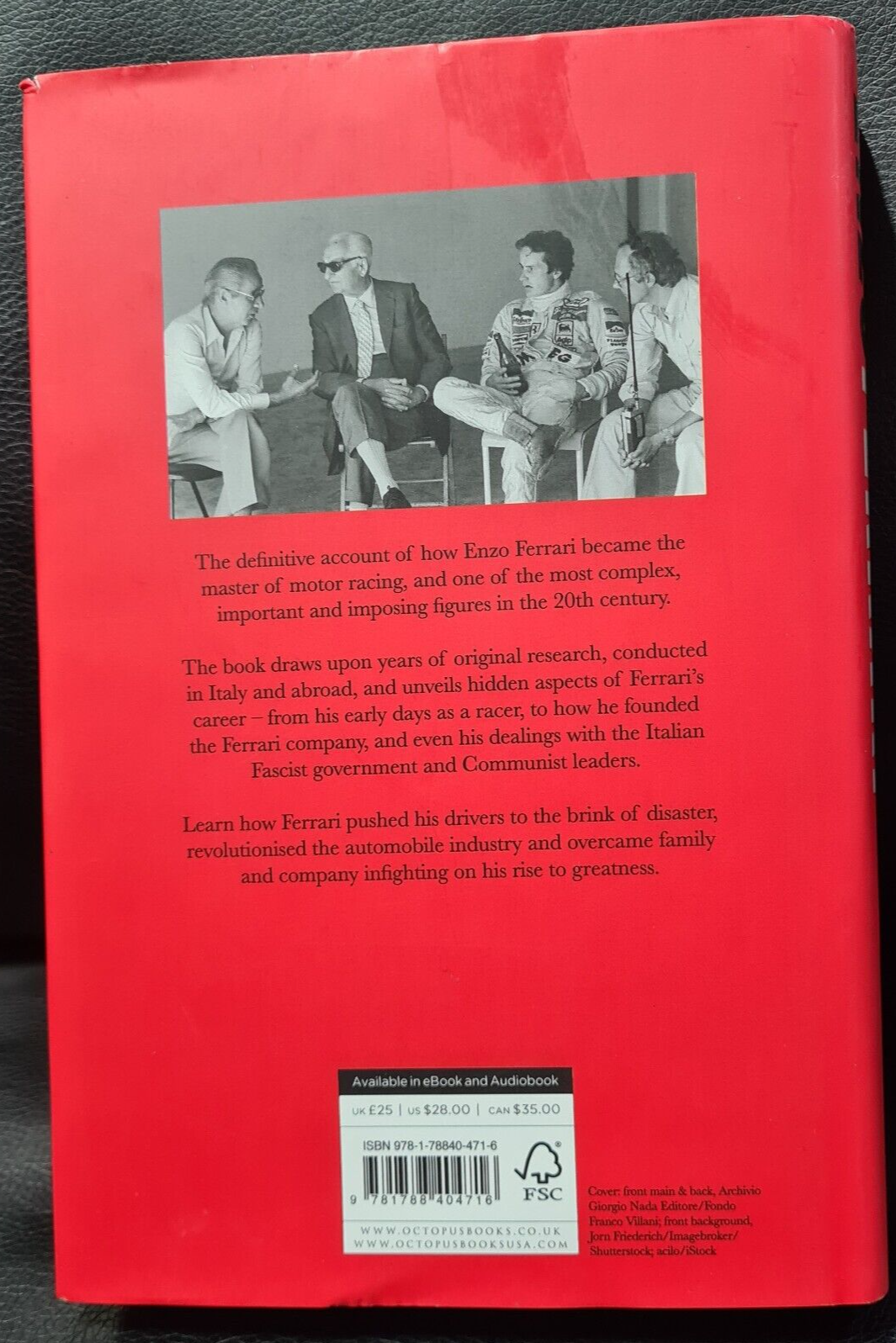 Enzo Ferrari The definitive biography of an icon Hardback by Luca Dal Monte