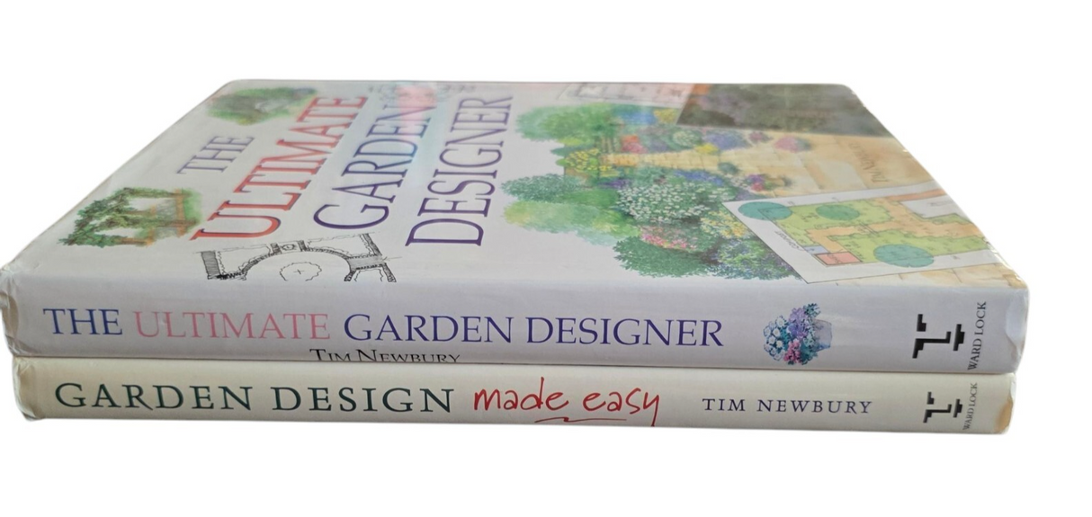 The Ultimate Garden Designer & Made Easy By Tim Newbury Hardback Bundle