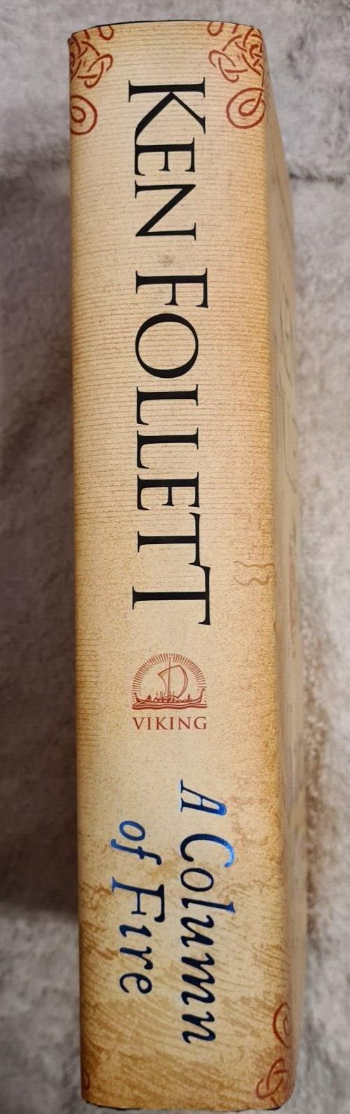A Column of Fire by Ken Follett - Large Hardback - 4cm Thick - Brand New