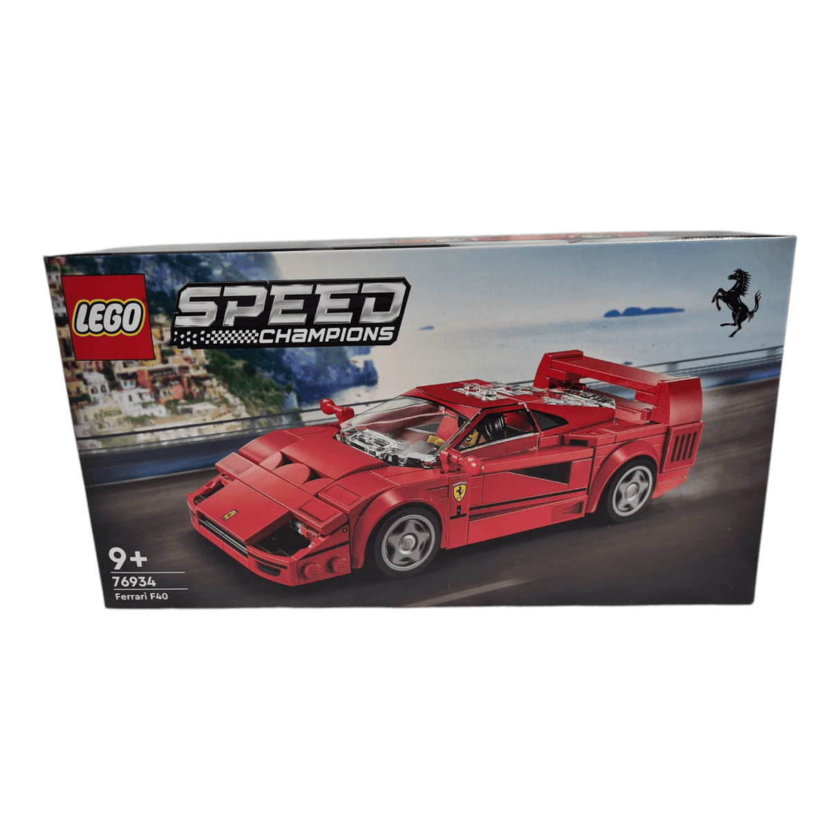 LEGO 76934 Speed Champions Ferrari F40 set, brand new sealed, 9+ age, 318 pieces, released 2024.