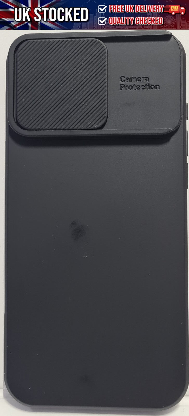 iPhone 16, Pro Max, Plus, Pro Silicone Phone Case With Slide Camera Protection