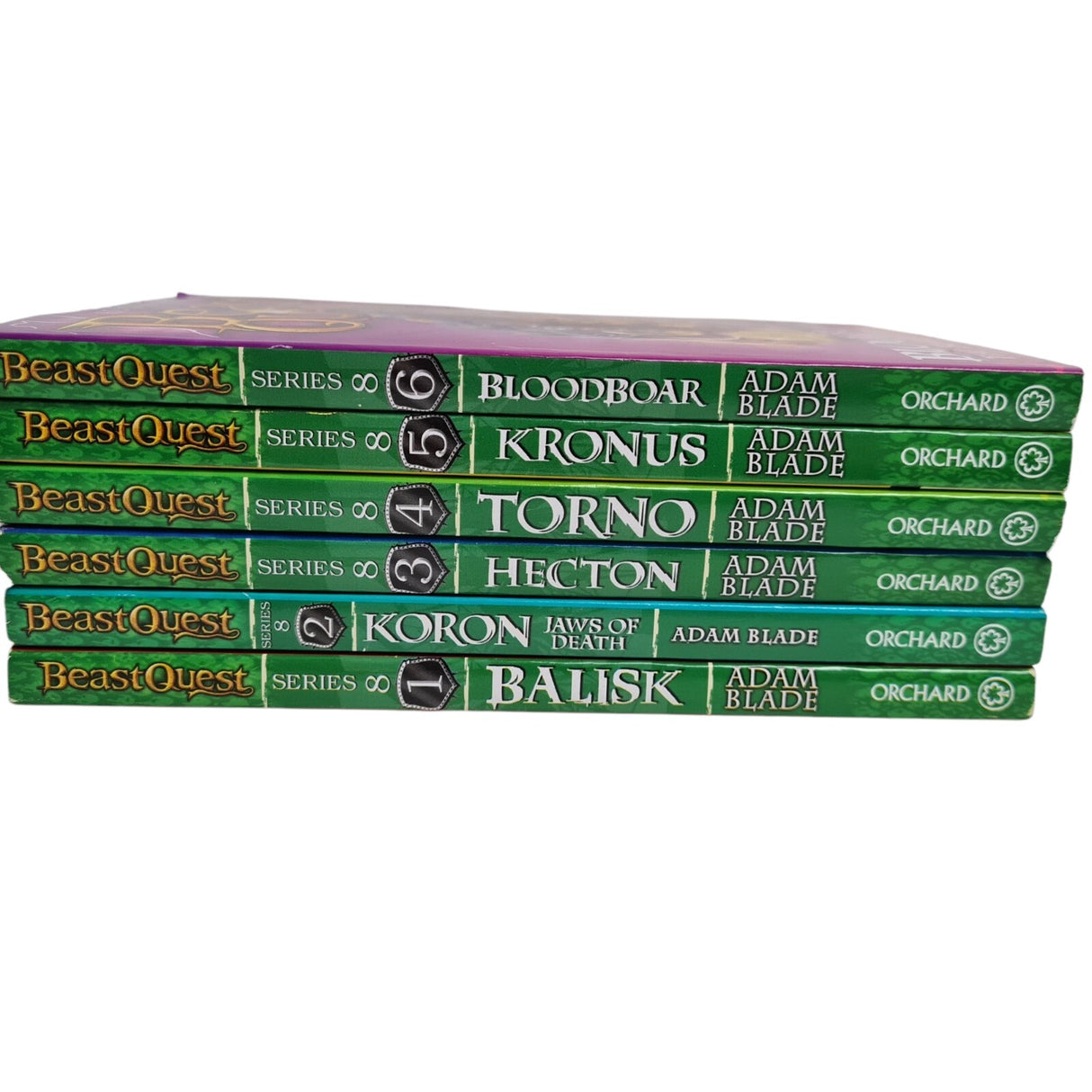Beast Quest Series 8: Books 1-6 Paperback Book Set Balisk Koron Hecton Torno etc