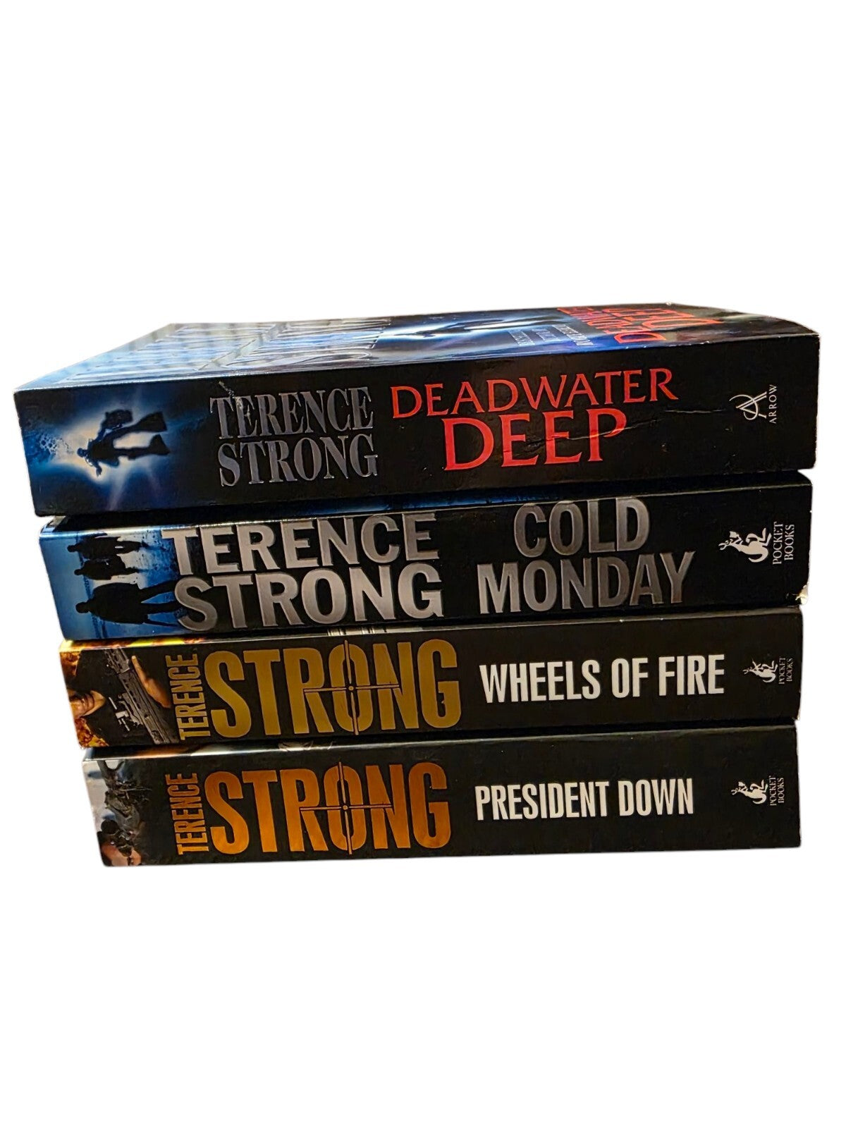 Terence Strong 4 x Paperback Book Bundle inc. Cold Monday