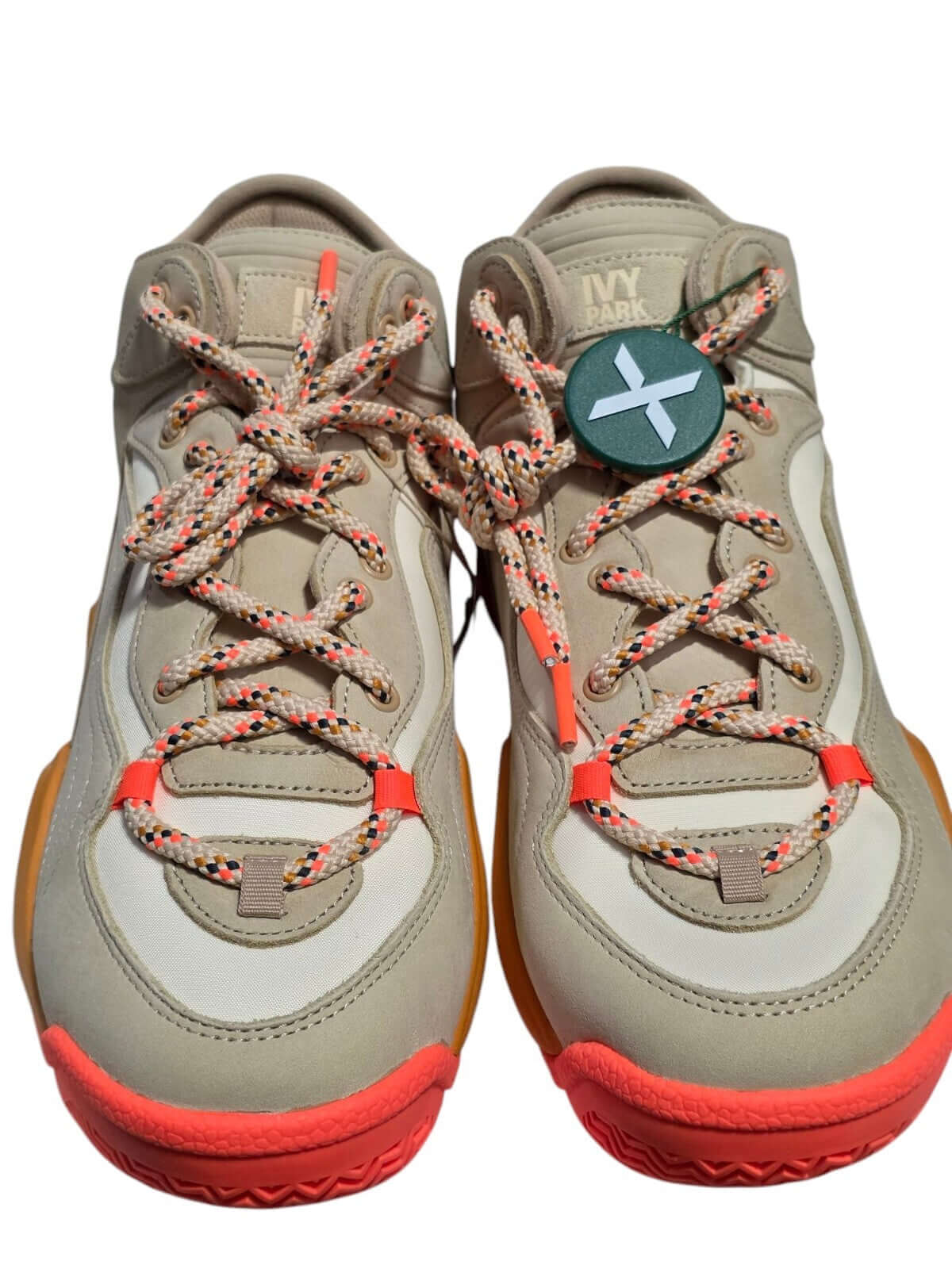 Adidas Ivy Park Top Ten 2000 IVP TT2000 high top sneakers in multicoloured design, UK8 US8.5, customer return, new with tags.