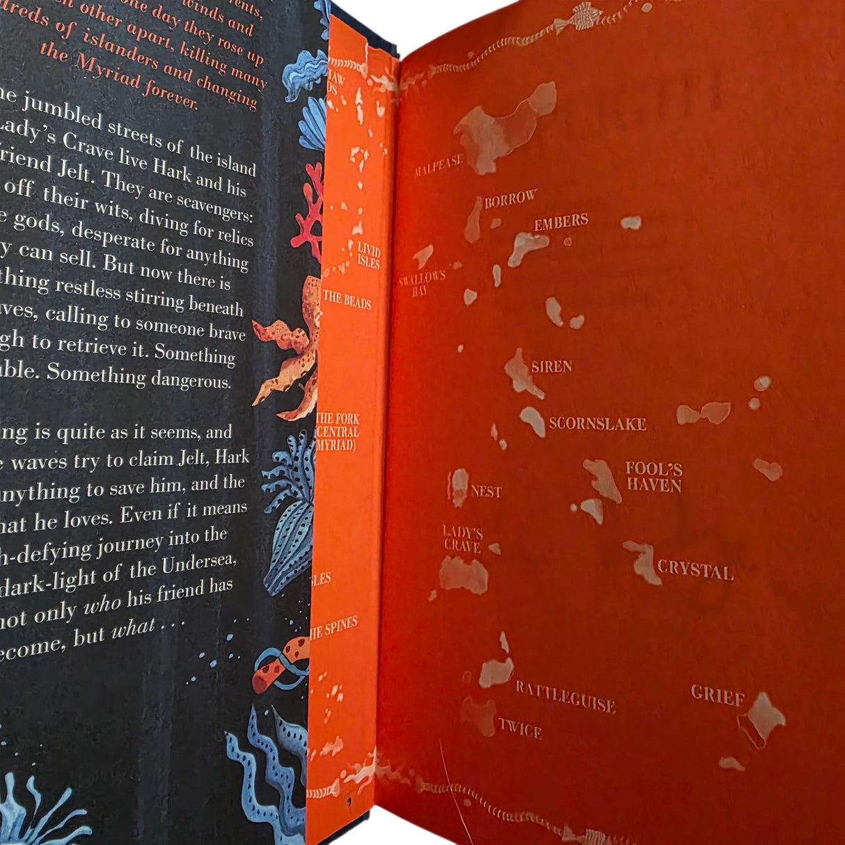 Deeplight by Frances Hardinge, Hardcover, First UK Edition, SIGNED Waterstones