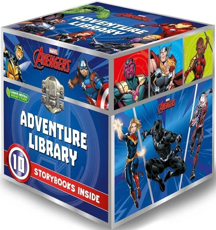 Marvel Avengers Adventure Book Library - 10 x Marvelous Stories Display Box -NEW