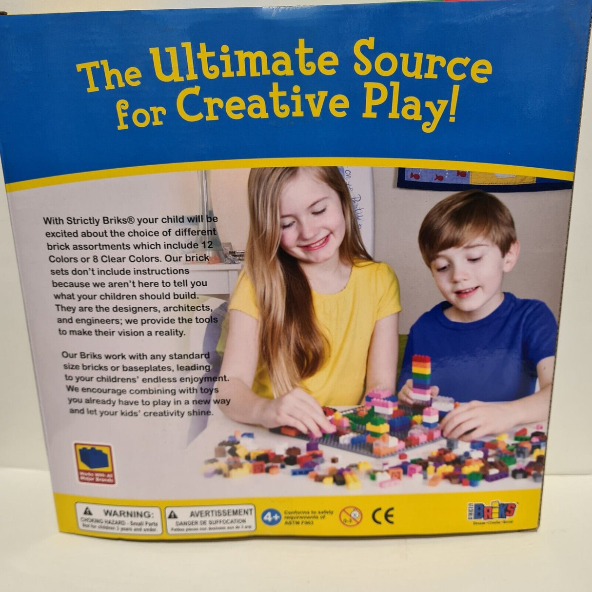 Strictly Briks 336 Piece Set & Baseplate - New Sealed - Big Brand Compatible Larsen Bazaar