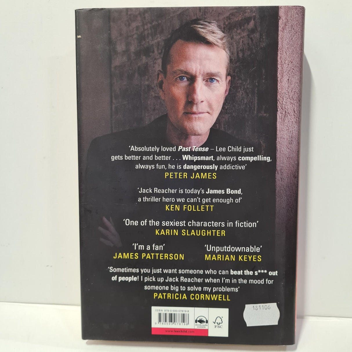 Past Tense By Lee Child - Jack Reacher- Signed - 1st/1st (2018 First Edition DJ)