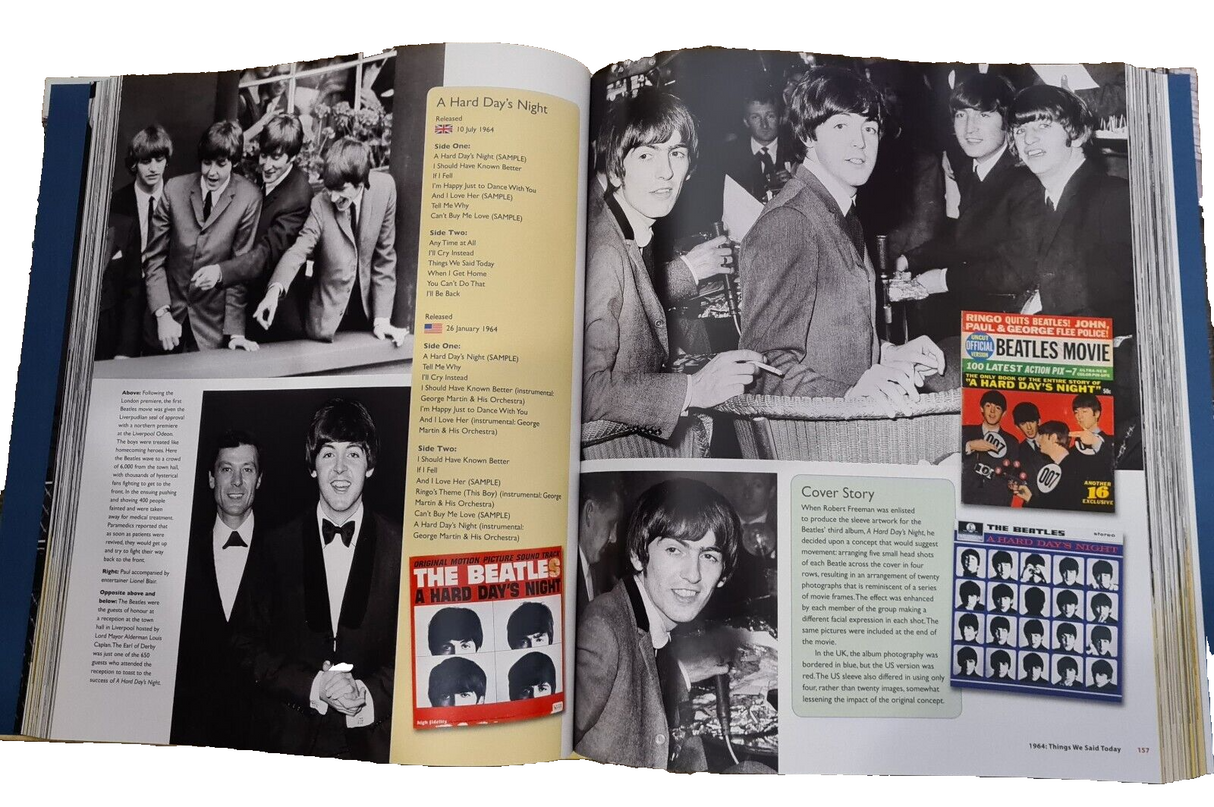 The Beatles Then There Was Music Large Hardback Book - Brand New