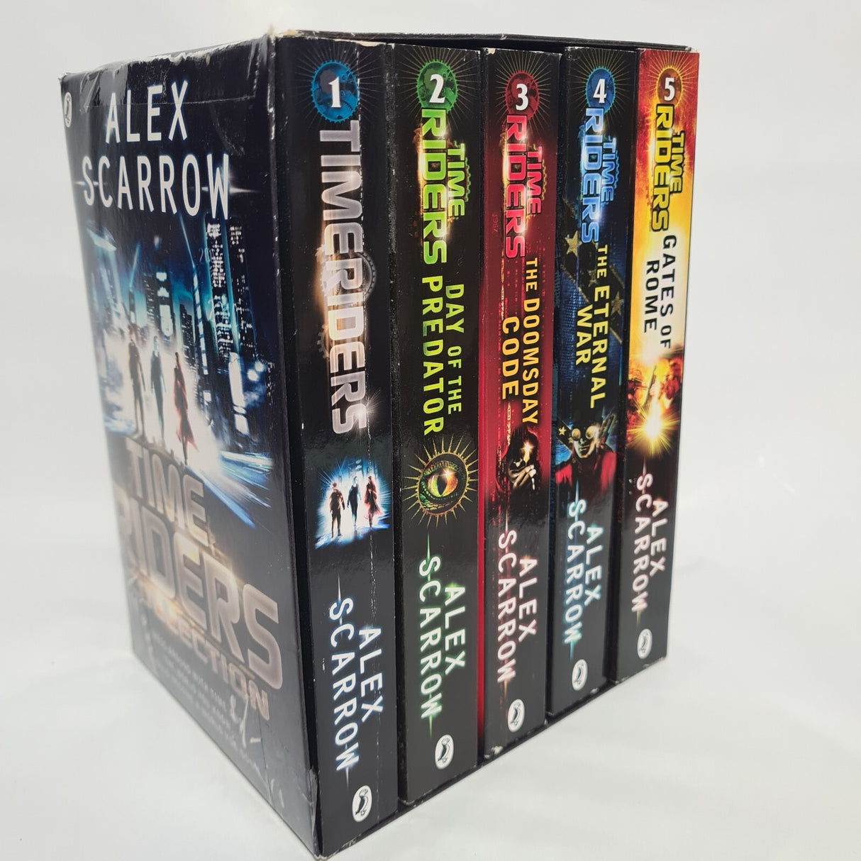 Time Riders By Alex Scarrow Paperback Box Set 5 Books - Pre-Owned