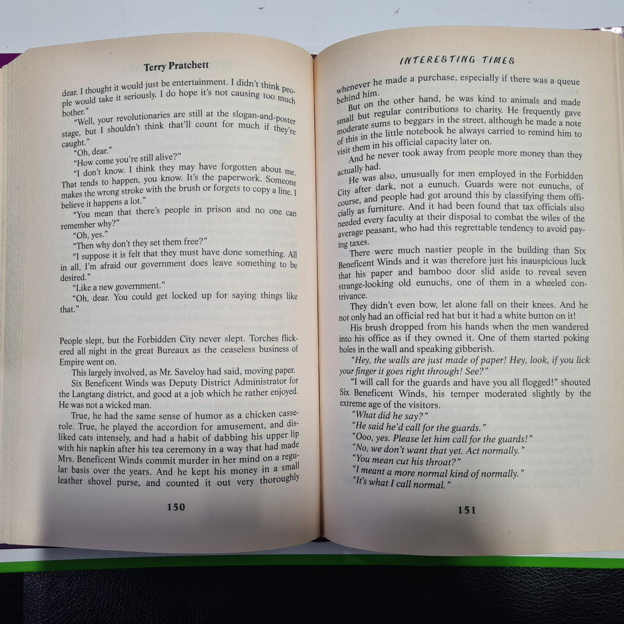 Terry Pratchett Interesting Times Hardback - 1994 - Pre-Owned