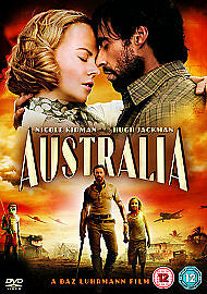 Australia DVD with Nicole Kidman and Hugh Jackman NEW Sealed