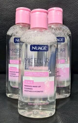 3 x Nuage Micellar 3 in 1 Cleansing Water 200ml Cleanses,Soothes,Removes Make Up