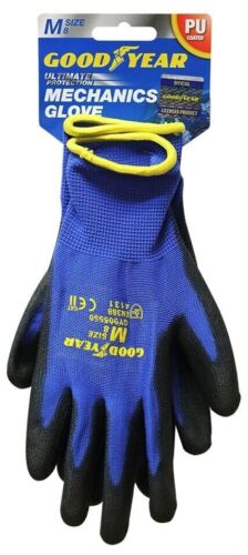 Goodyear Nylon PU Gloves M, L, XL -  Builder, Gardening, Mechanics and warehouse