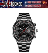 Deyros Black Metal Watch - New