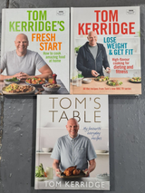 Tom Kerridge Cookbooks Bundle 3 Hardback Books -Lose Weight & Get Fit -Pre-Owned