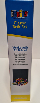 Strictly Briks 336 Piece Set & Baseplate - New Sealed - Big Brand Compatible Larsen Bazaar