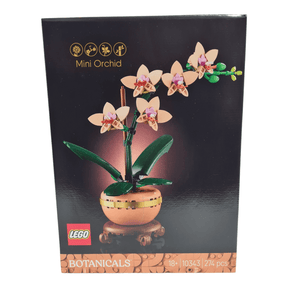 LEGO 10343 Mini Orchid Botanical Set, 274 pieces, sealed box, perfect for 18+ collectors and enthusiasts.