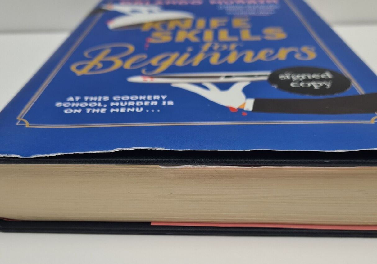SIGNED Copy Knife Skills for Beginners by Orlando Murrin 1st Edition Hardback