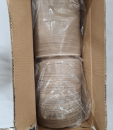 Eco Soul Round Pulp Moulded Bowls Pack 200 Beige 12oz / 350ml -Ideal for Parties