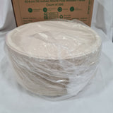 Eco Soul Round Pulp Moulded Plates Pack 200 Beige 10" / 25cm - Ideal for Parties