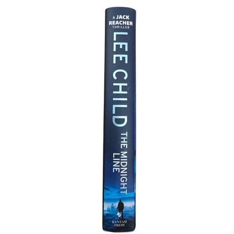 Lee Child The Midnight Line: (Jack Reacher 22) Signed, Bantam Blue Edges HB