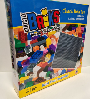 Strictly Briks 336 Piece Set & Baseplate - New Sealed - Big Brand Compatible Larsen Bazaar