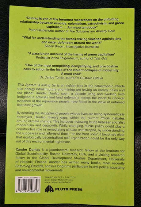 This System is Killing Us By Xander Dunlap Paperback - NEW
