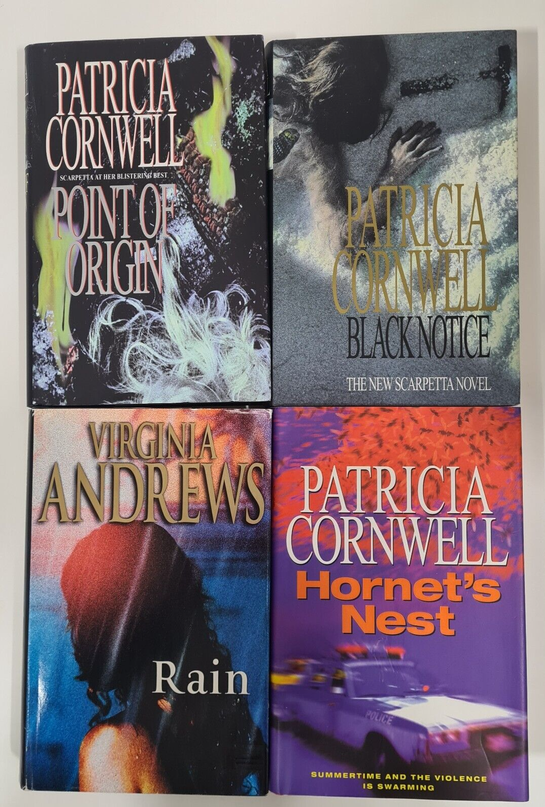 Patricia Cornwell x 3 & Virginia Andrews x 1 BCA Hardback Book Bundle Pre-Owned