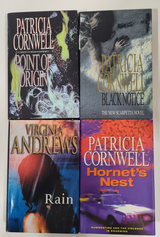 Patricia Cornwell x 3 & Virginia Andrews x 1 BCA Hardback Book Bundle Pre-Owned