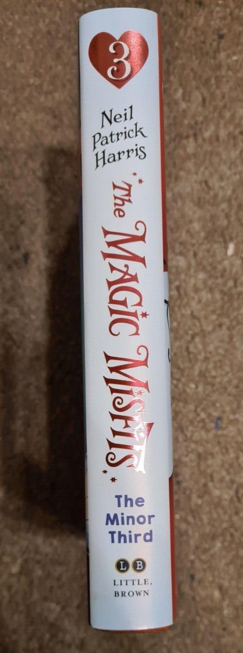 The Magic Misfits By Neil Patrick Harris, The Minor Third Hardback - Brand New