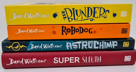 David Walliams Book Bundle 2 Hardbacks 2 Paperbacks Inc Robodog, Blunders - NEW