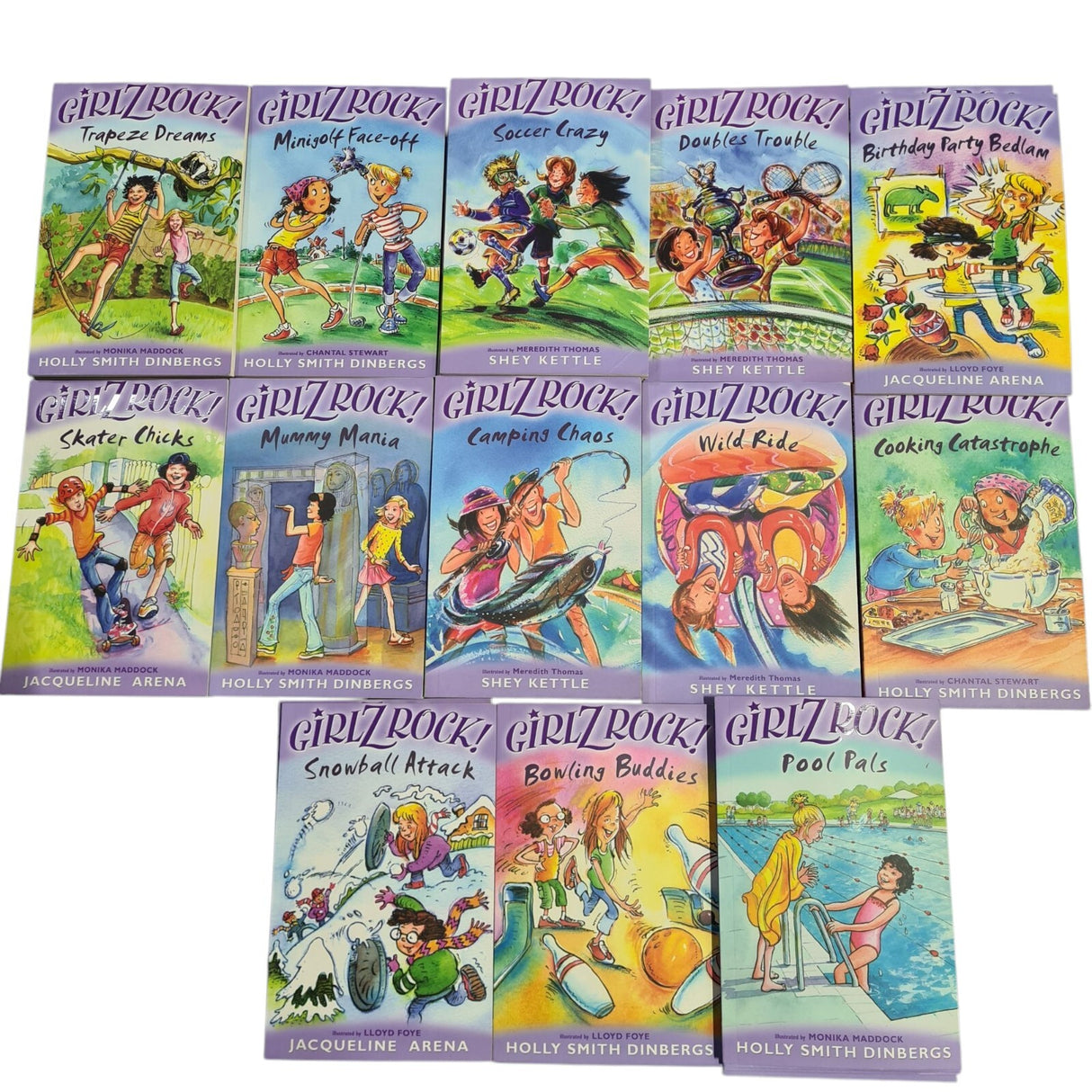 Girlz Rock! Big Book Bundle x 28 Some Duplicates See Photos - Pre-Owned