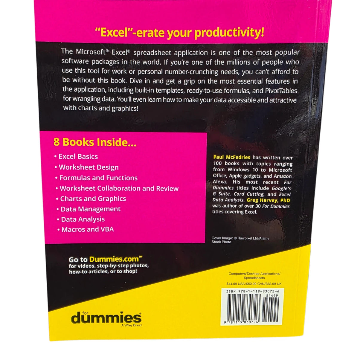 Excel All-in-One For Dummies by Greg Harvey (English) Paperback Book - New