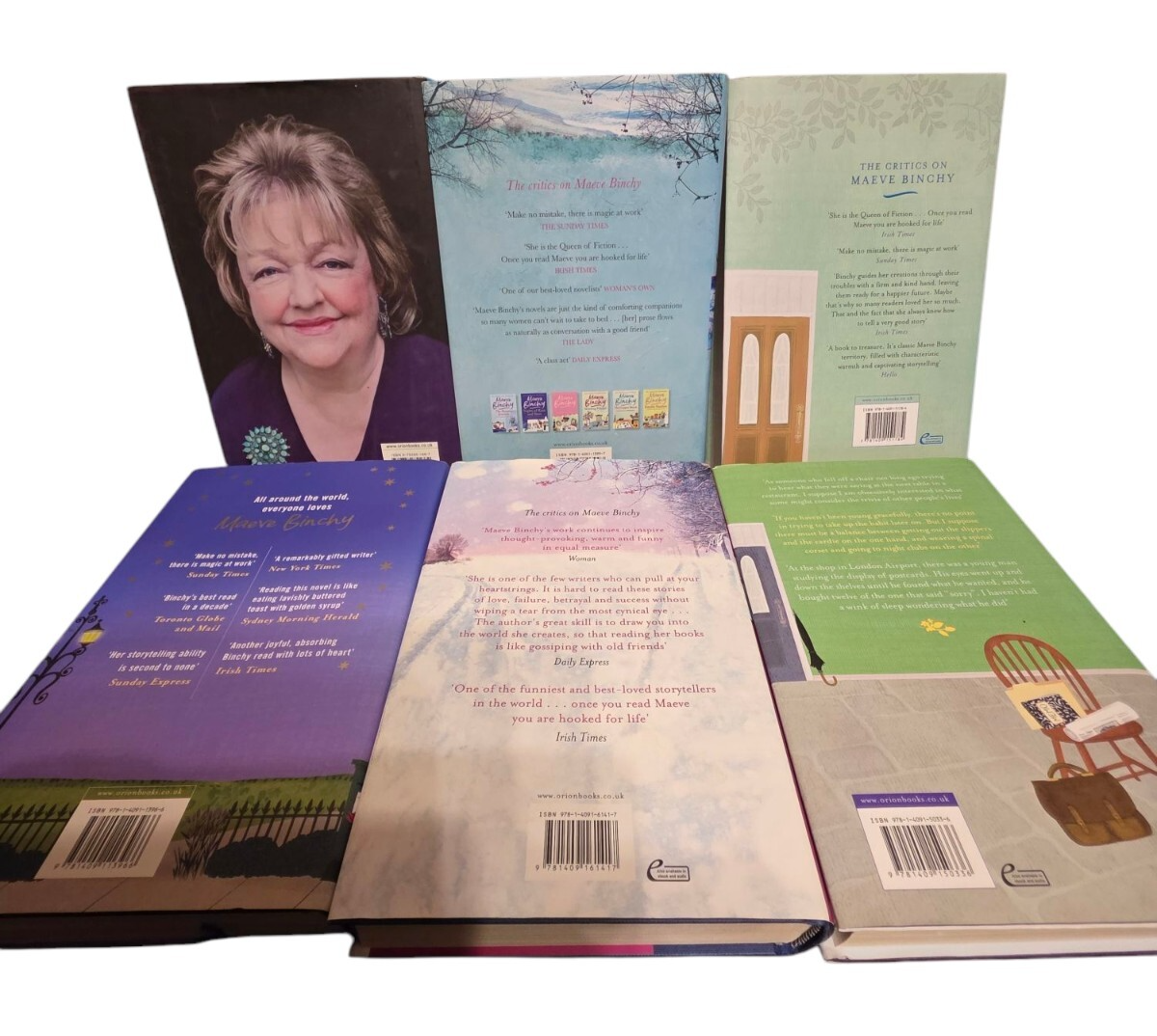 6 x Maeve Binchy Hardback Book Bundle Night of Rain and Stars Etc
