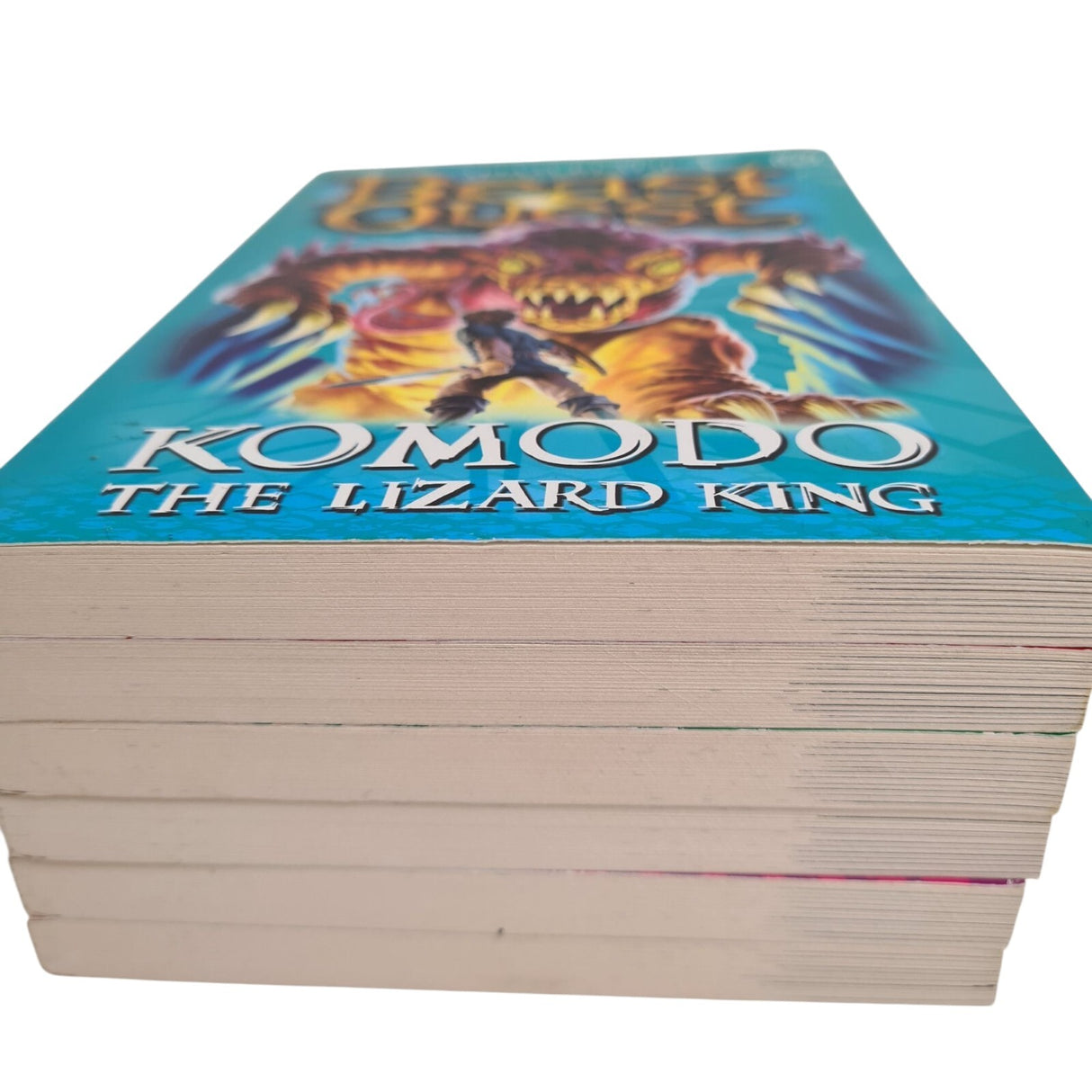 Beast Quest Series 6: 1-6 Paperback Book Set Murk, Terra, Muro, Vespick, Komodo.